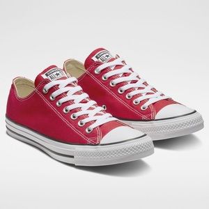 Converse Unisex-Adult Chuck Taylor All Star Low Top Sneaker | Red